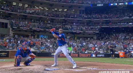 The final swing and the big bat flip.